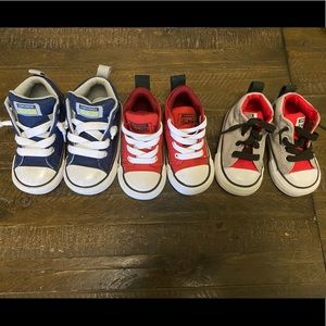 Toddler Allstar Converse Bundle- (1) 6 (2) 4
